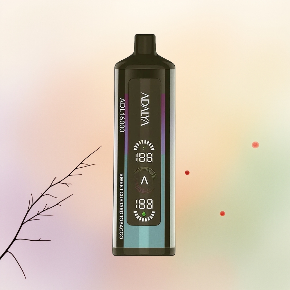 Adalya ADL 16000 PRO تبغ الكاسترد الحلو مع شاشة رقمية