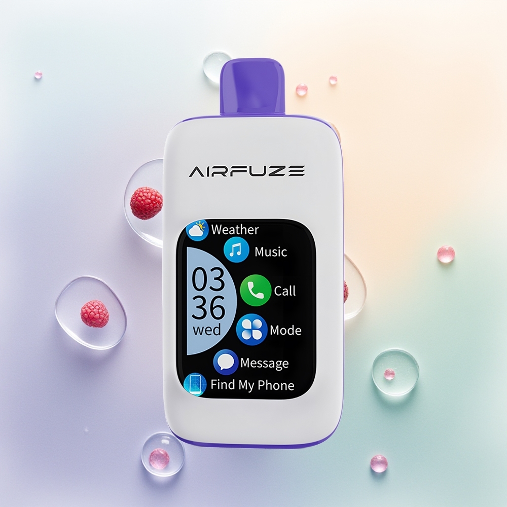 AirFuze Smart 30000 الجليد الأزرق التوت مع شاشة تعمل باللمس