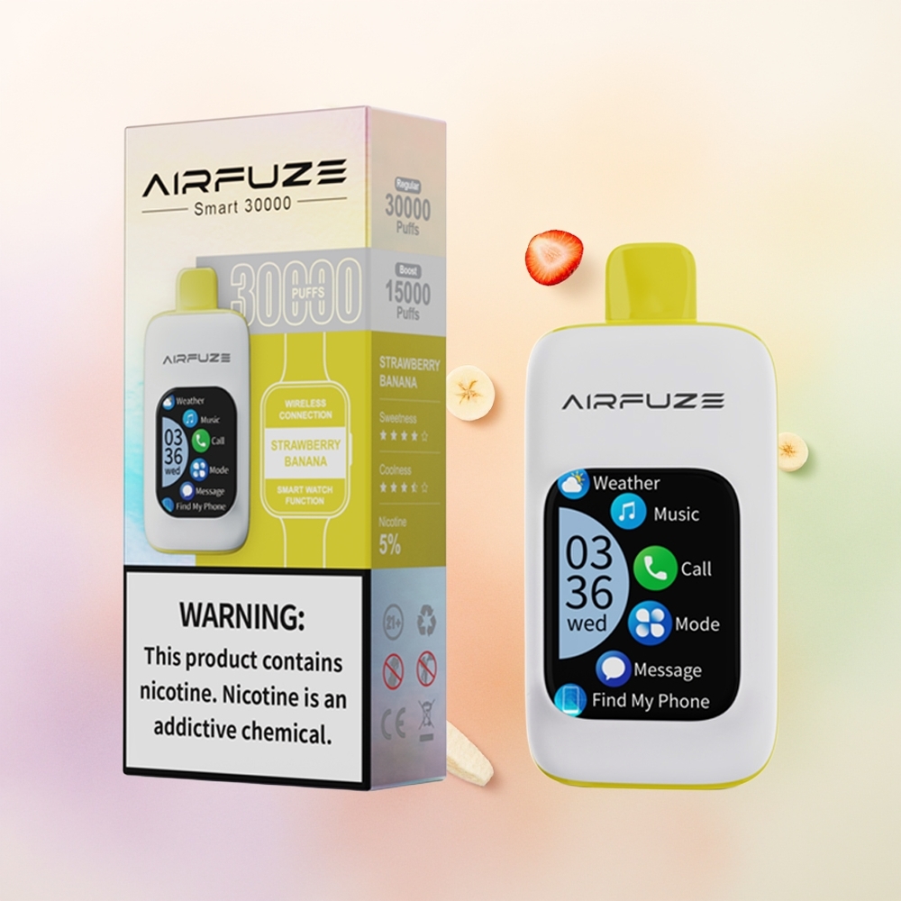 AirFuze Smart 30000 فراولة موز بشاشة تعمل باللمس