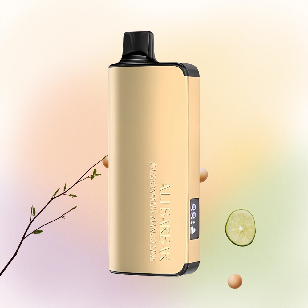 Alibarbar Ingot 9000 فاكهة العاطفة مانجو ليمون مع بطارية 2350 مللي أمبير