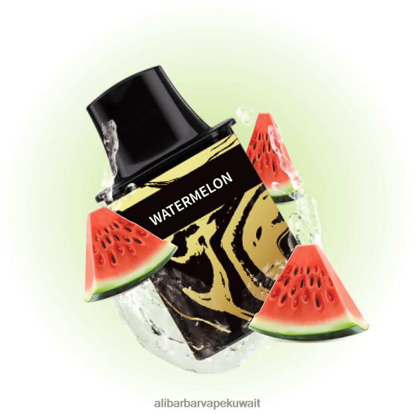 Alibarbar Vape Kuwait - البطيخ 4T8VD74 Alibarbar Flare vape قابل لإعادة التعبئة
