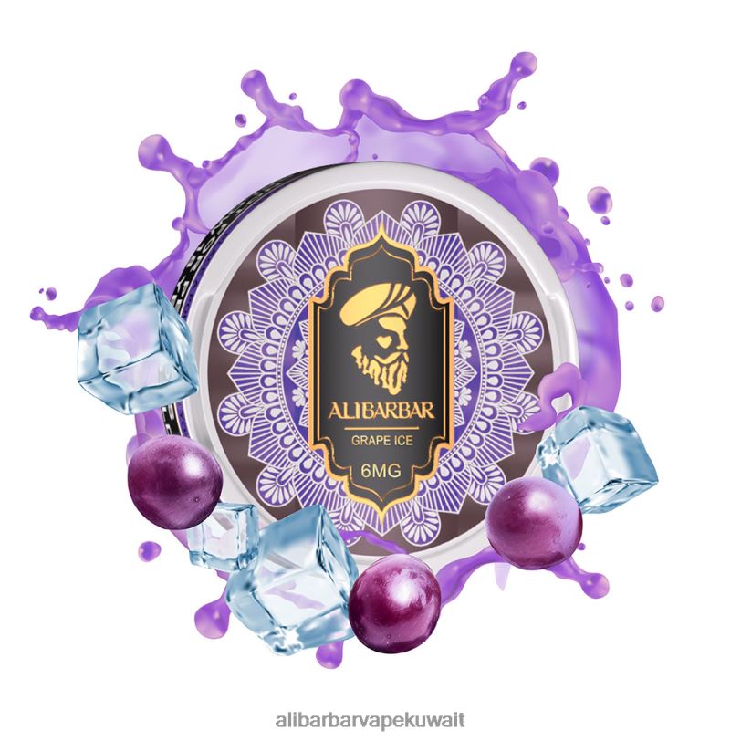 Alibarbar Vape Kuwait - التوت الحامض 4T8VD80 Alibarbar أكياس النيكوتين