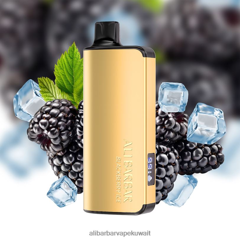 Alibarbar Vape Nicotine - انفجار التوت 4T8VD15 Alibarbar Ingot 9000 سيجارة يمكن التخلص منها