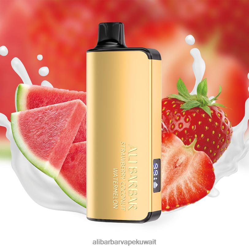 Alibarbar Vape Nicotine - باشن فروت مانجو ليمون 4T8VD39 Alibarbar Ingot 20000 سيجارة للاستعمال مرة واحدة