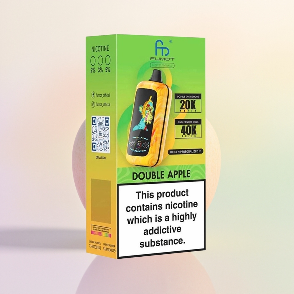 Fumot Digital Monkey 20000/40000 تفاحة مزدوجة بمحرك مزدوج