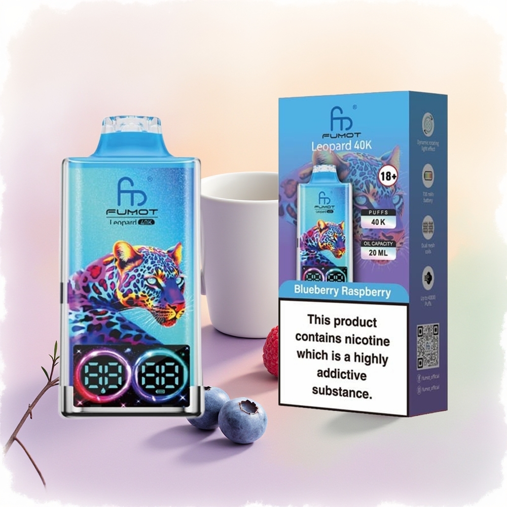 Fumot Leopard 40K توت العليق التوت الأزرق بشحن من النوع C