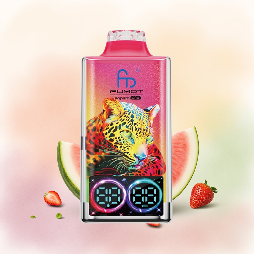 Fumot Leopard 40K فراولة بطيخ بنسبة 5 نيكوتين