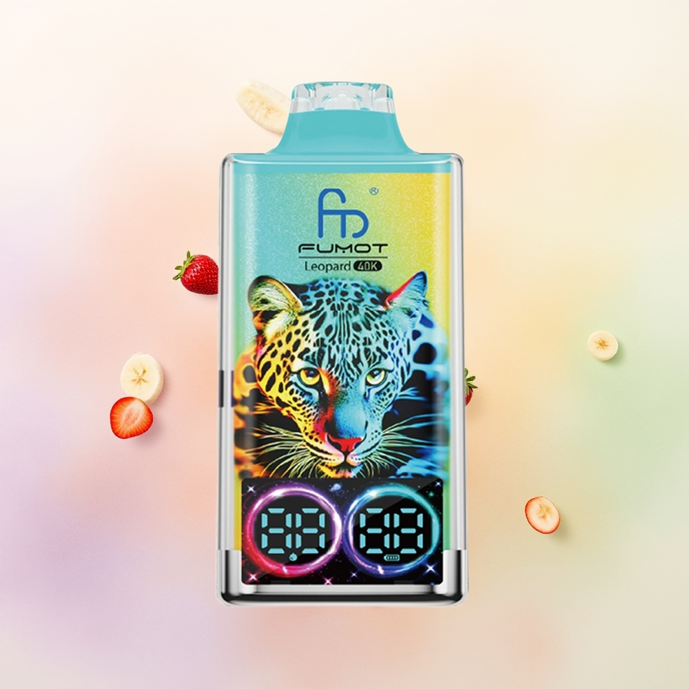 Fumot Leopard 40K فراولة موز بـ 5 نيكوتين