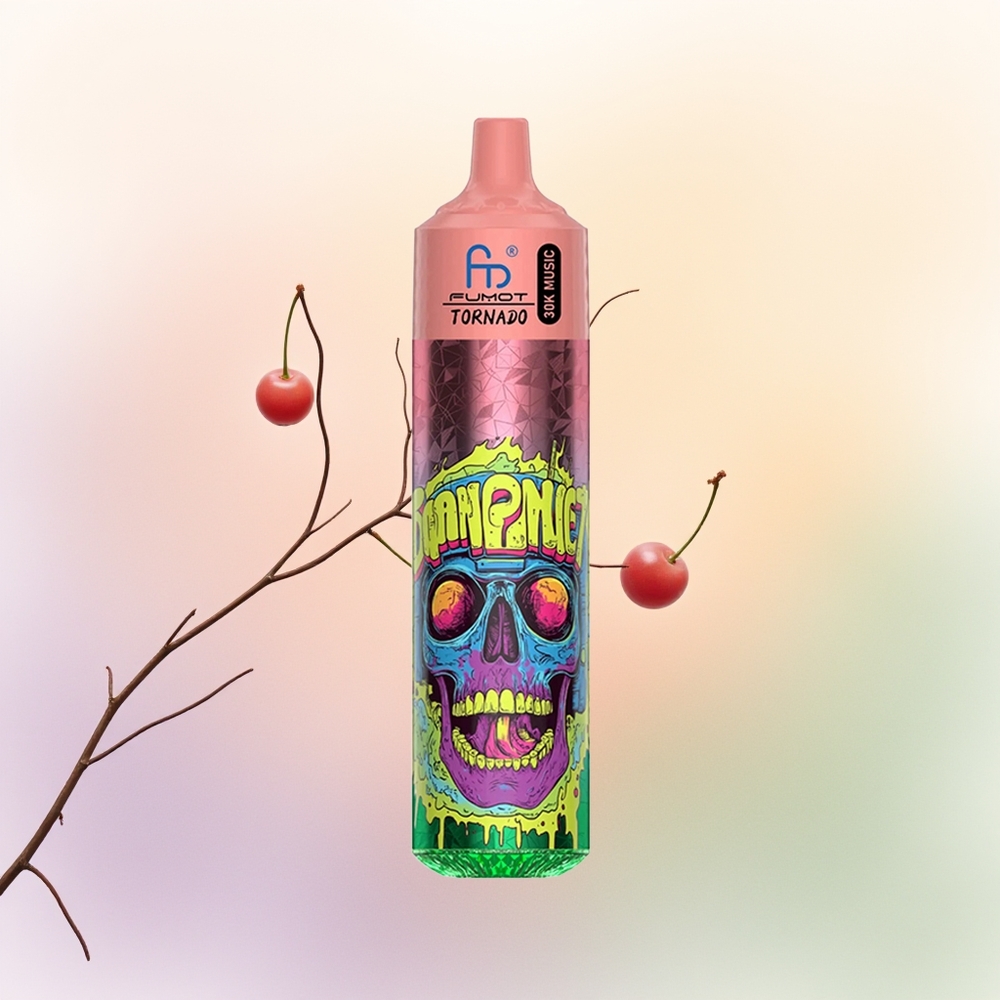 Fumot Randm Tornado 30000 الكريز الثلاثي مع شاشة LED