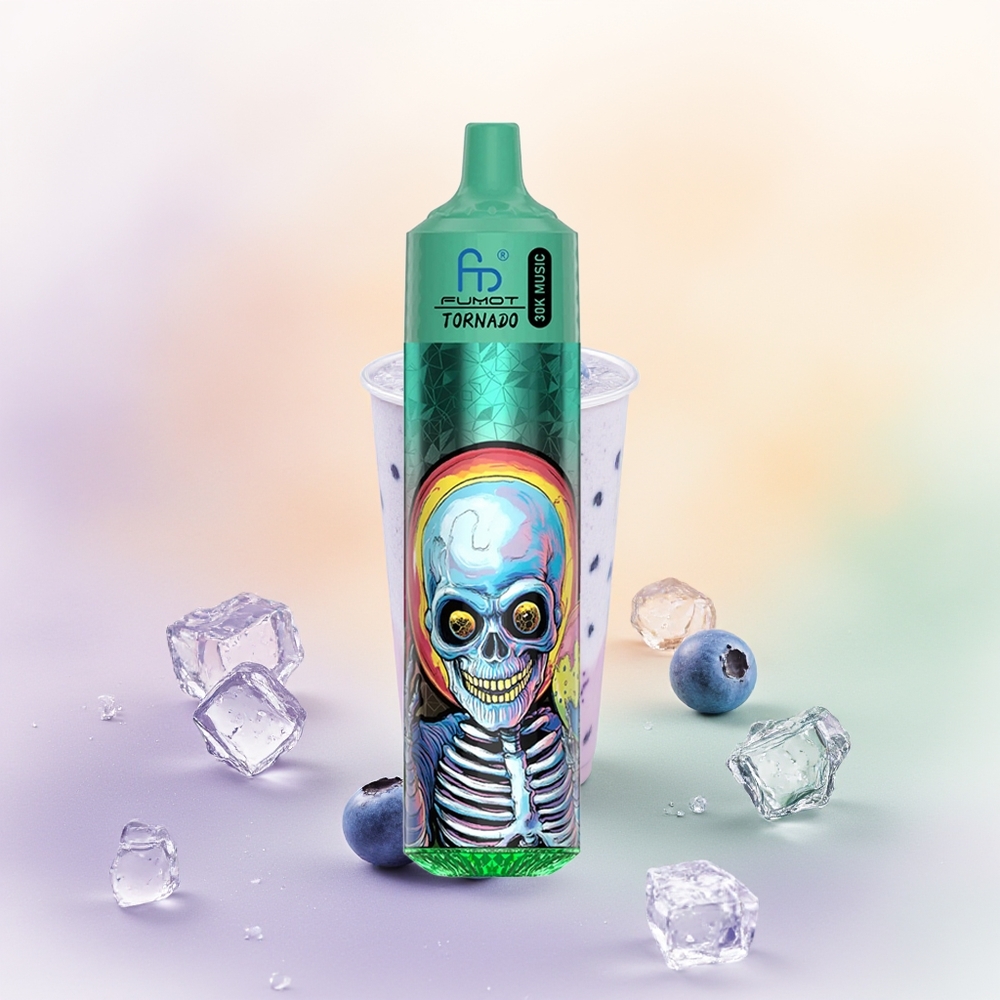 Fumot Randm Tornado 30000 توت أزرق جليدي مع شاشة LED