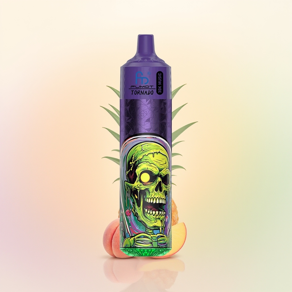 Fumot Randm Tornado 30000 خوخ مانجو أناناس بشاشة LED