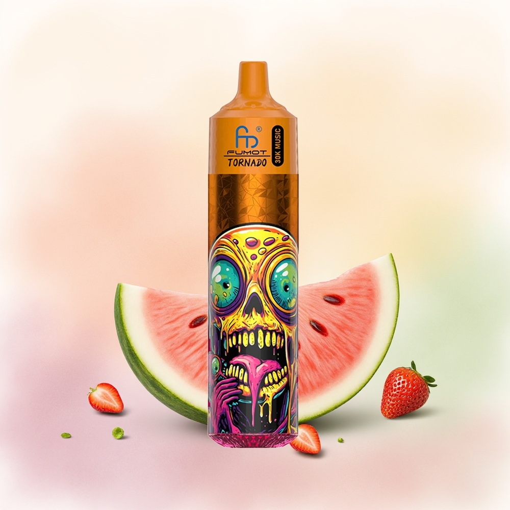 Fumot Randm Tornado 30000 فراولة بطيخ بسعة 30 مل