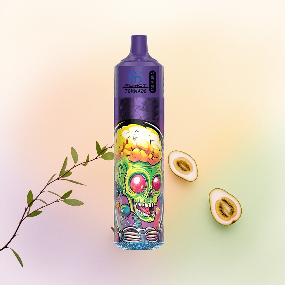 Fumot Randm Tornado 30000 كيوي فاكهة العاطفة جوافة مع شاشة LED