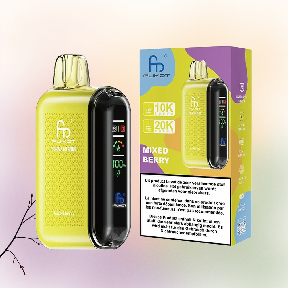 Fumot Tornado 20000 توت بري مشكل مع شاشة ذكية