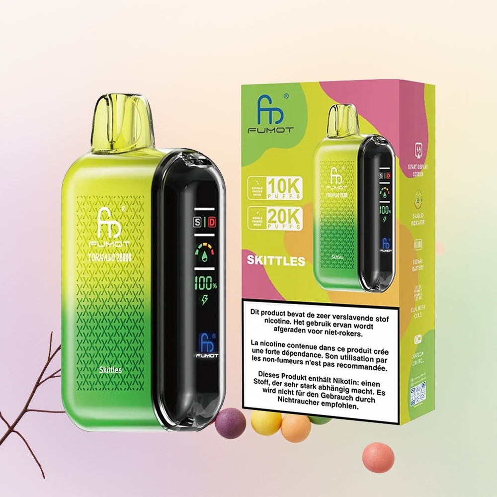 Fumot Tornado 20000 سكيتلز المزدوج شبكة