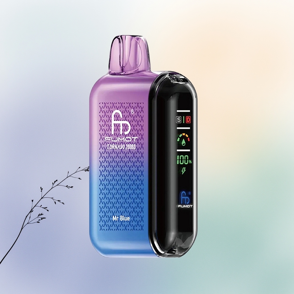 Fumot Tornado 20000 سيد أزرق مع شاشة ذكية