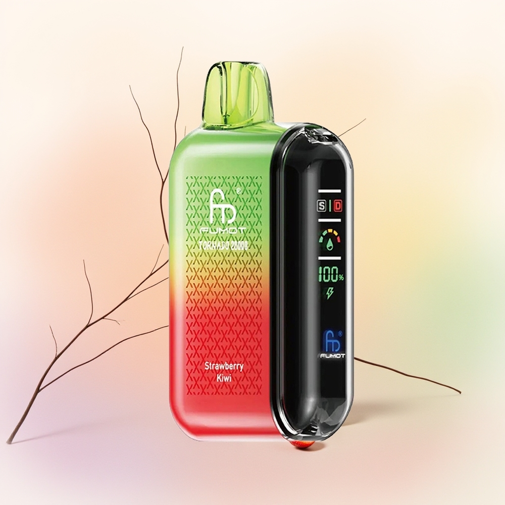 Fumot Tornado 20000 فراولة كيوي مع ملف مزدوج