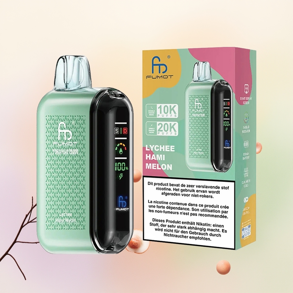 Fumot Tornado 20000 ليتشي هامي ميلون مع شاشة ذكية