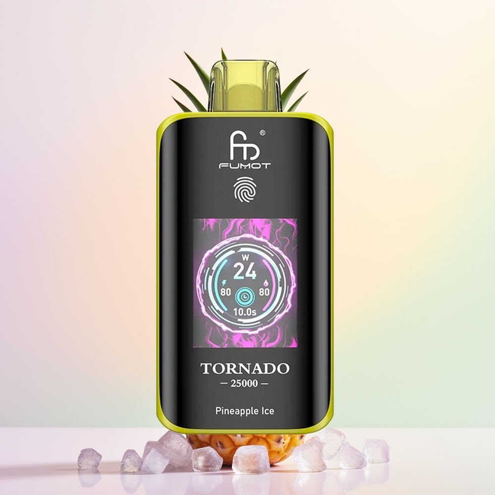 Fumot Tornado 25000 أناناس جليدي مع شاشة عالية الدقة