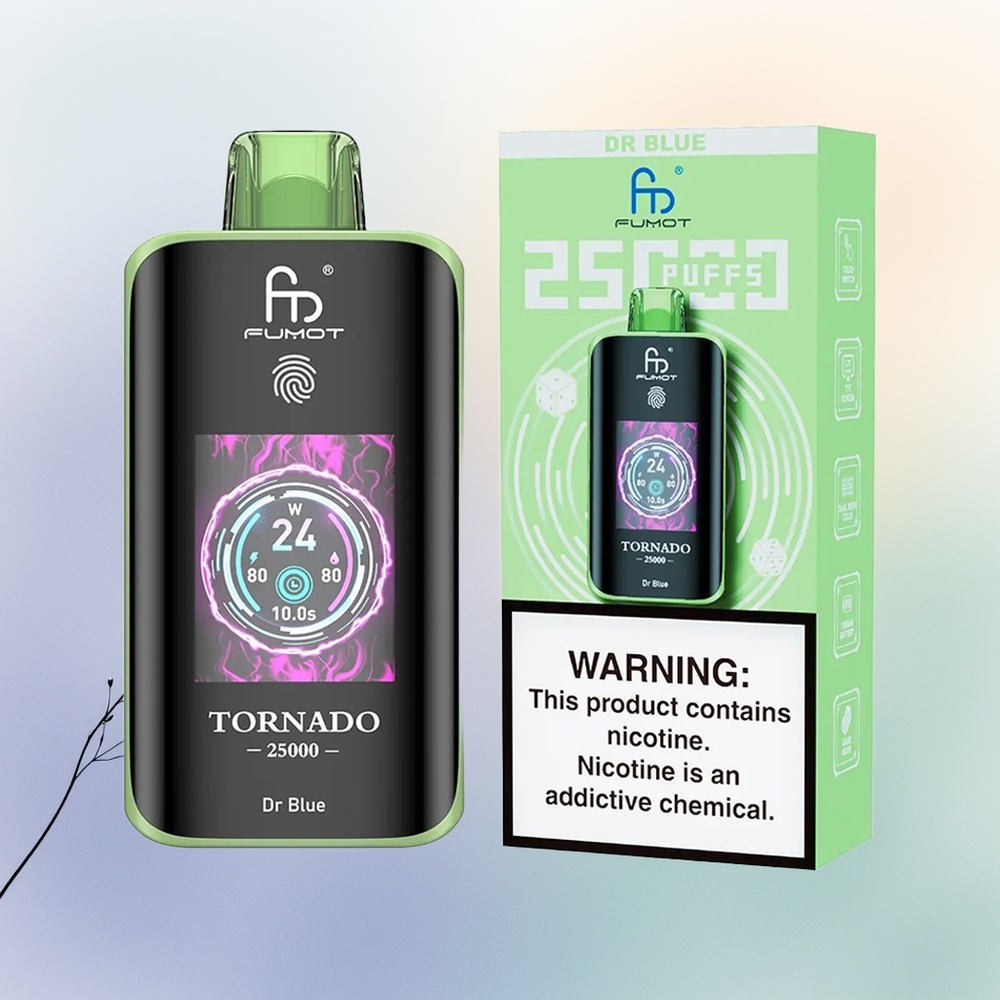 Fumot Tornado 25000 دكتور بلو شاشة عالية الدقة