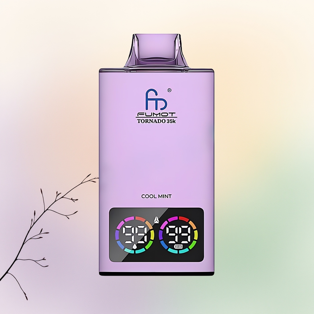 Fumot Tornado 35000 النعناع البارد مع ملف مزدوج