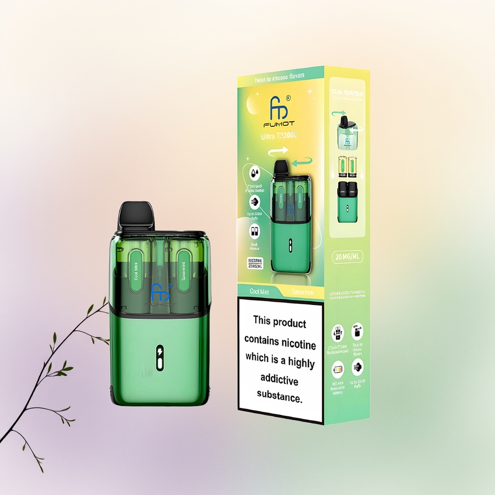 Fumot Ultra T32000 النعناع البارد - النعناع الفلفلي مع شحن سريع