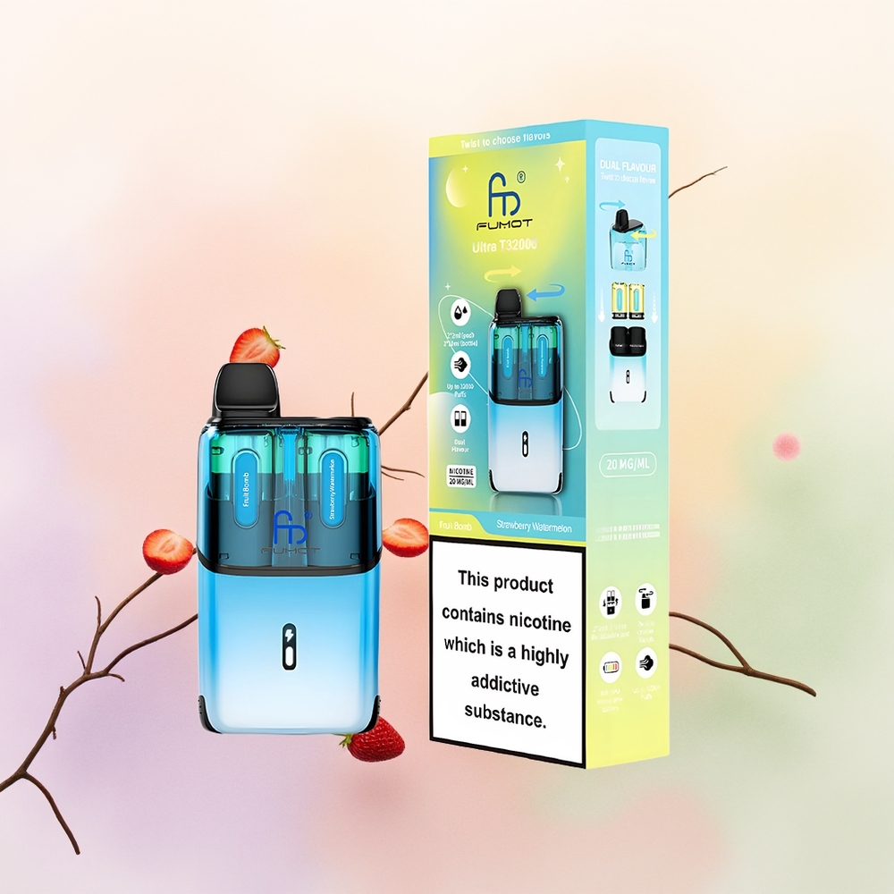 Fumot Ultra T32000 فاكهة متفجرة - فراولة بطيخ مع شحن سريع