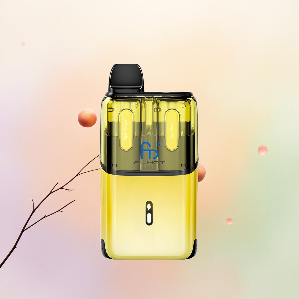 Fumot Ultra T32000 مانجو ثلاثي - خوخ عصيري مع تقنية كويل متقدم شبكي