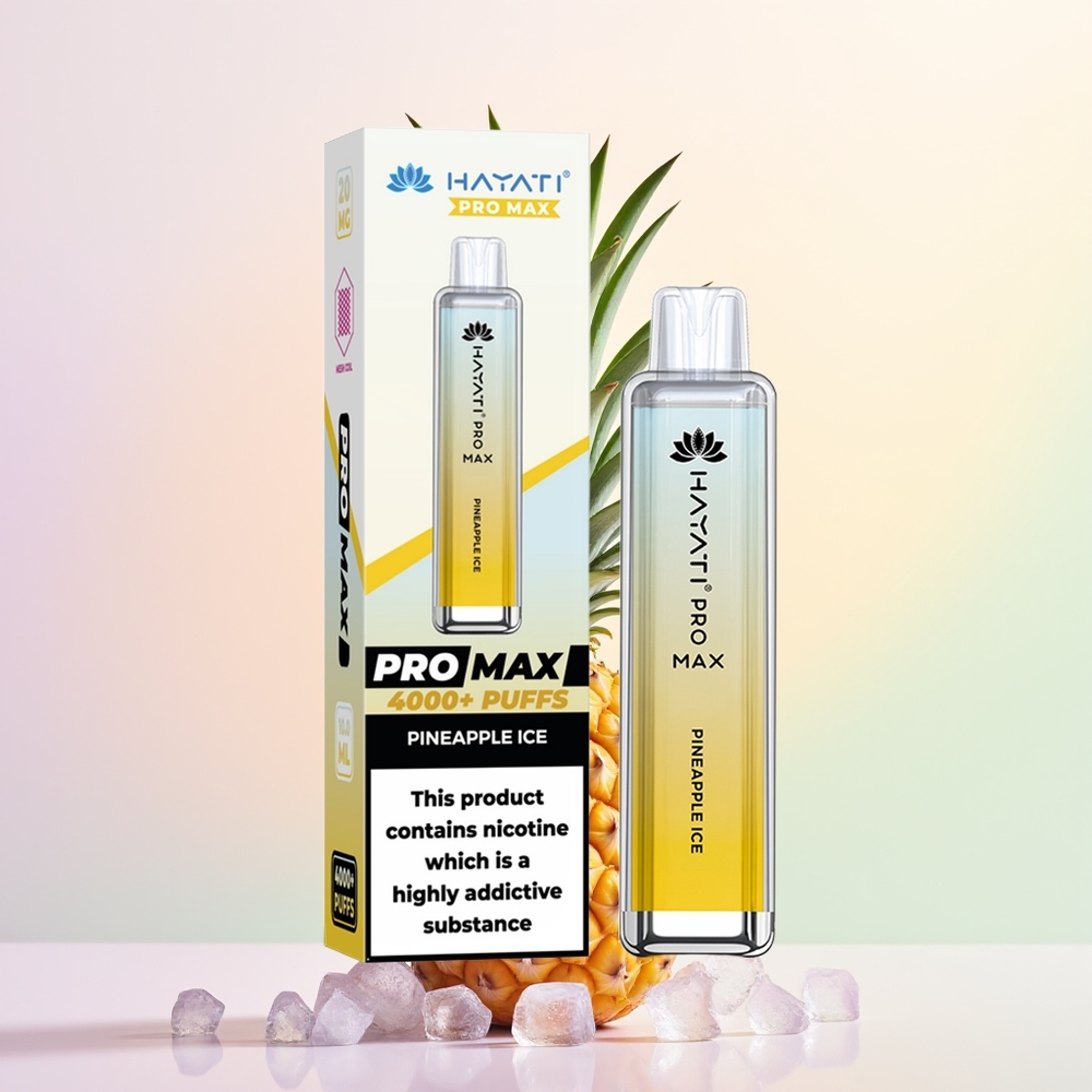 Hayati Pro Max 4000 أناناس جليدي مع بلورة
