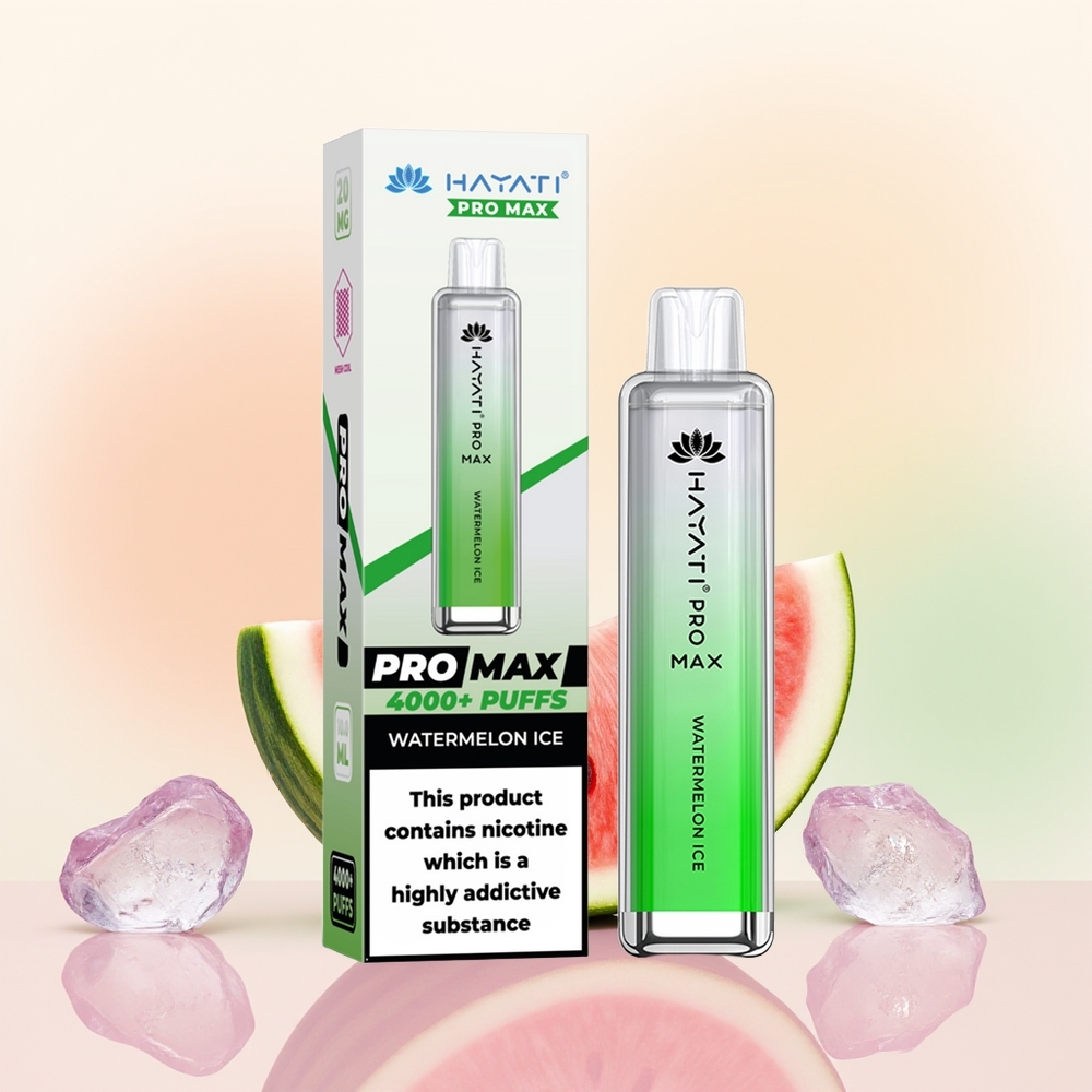 Hayati Pro Max 4000 بطيخ مثلج بالضوء البلوري