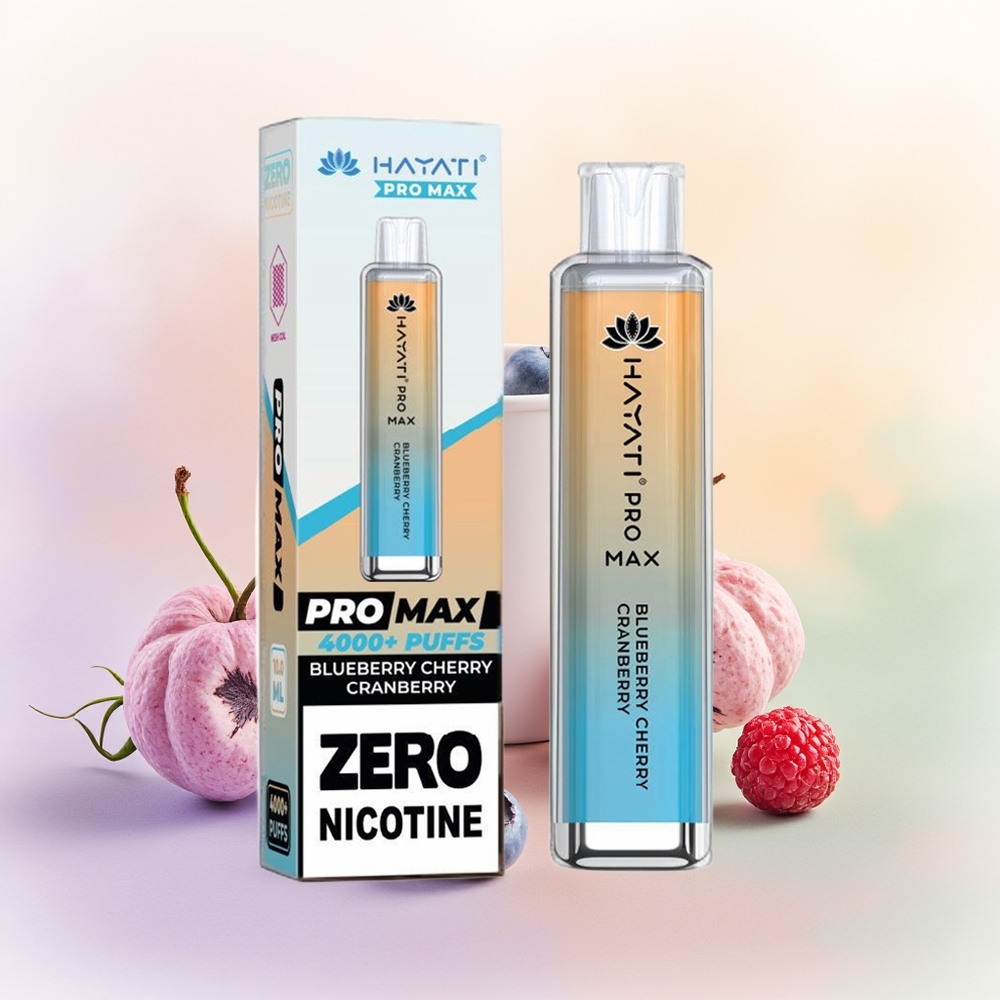 Hayati Pro Max 4000 توت أزرق كرز توت بري بلوري قابلة لإعادة الشحن