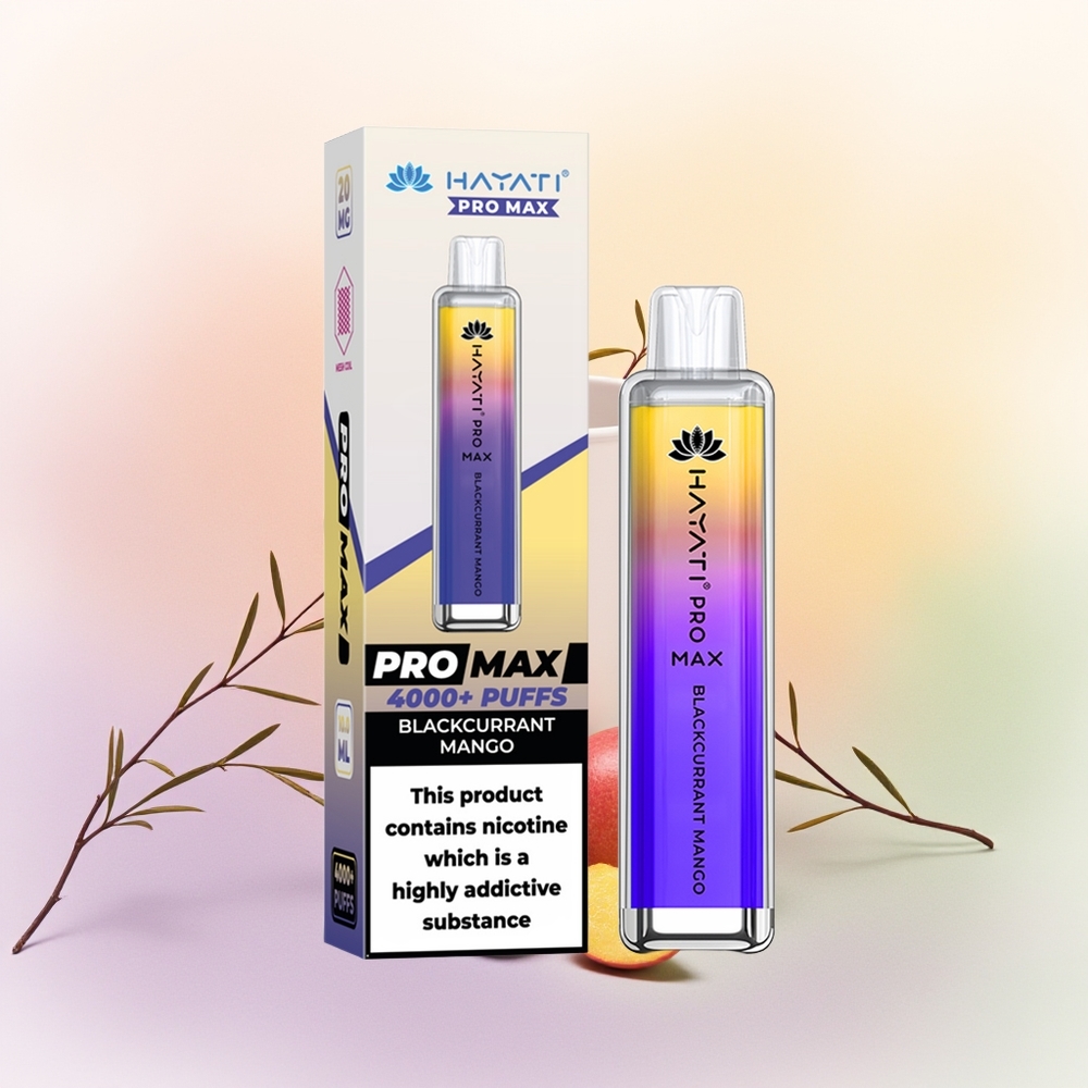 Hayati Pro Max 4000 عنب مانجو بلوري