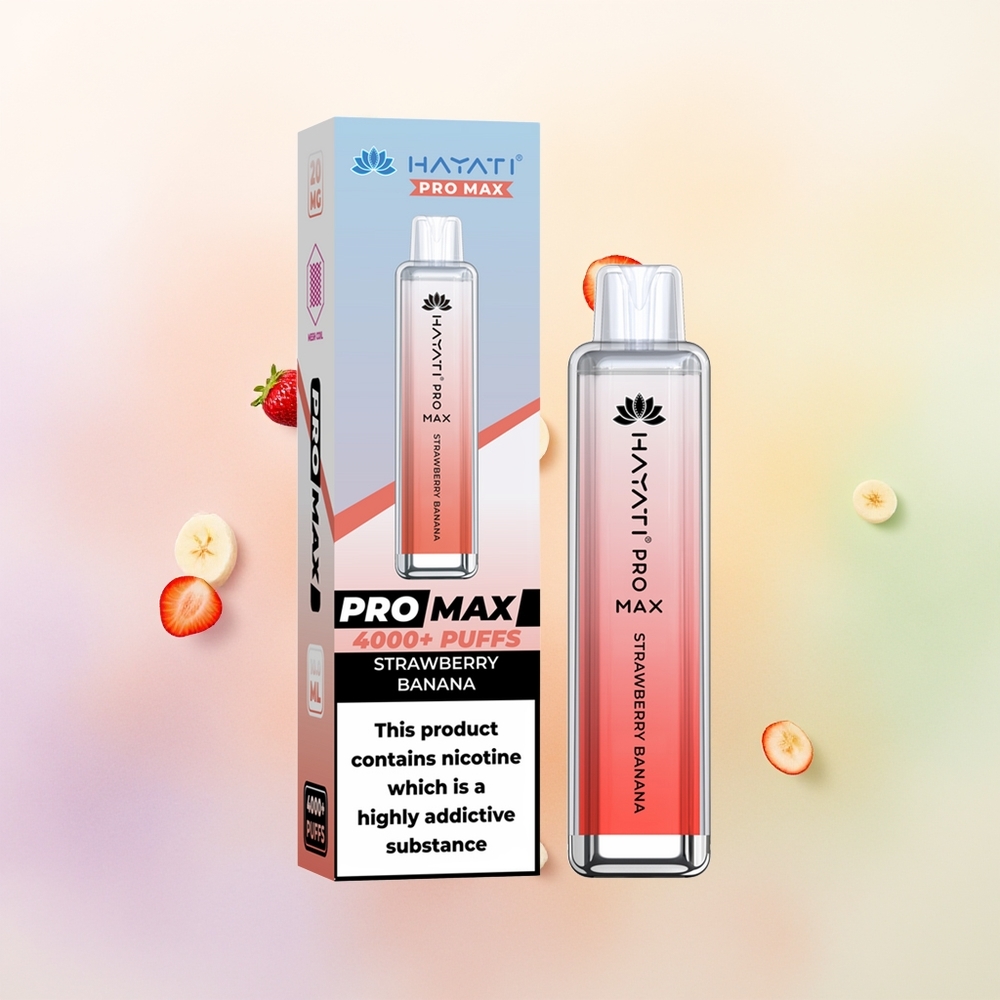 Hayati Pro Max 4000 فراولة موز مع بطارية قوية