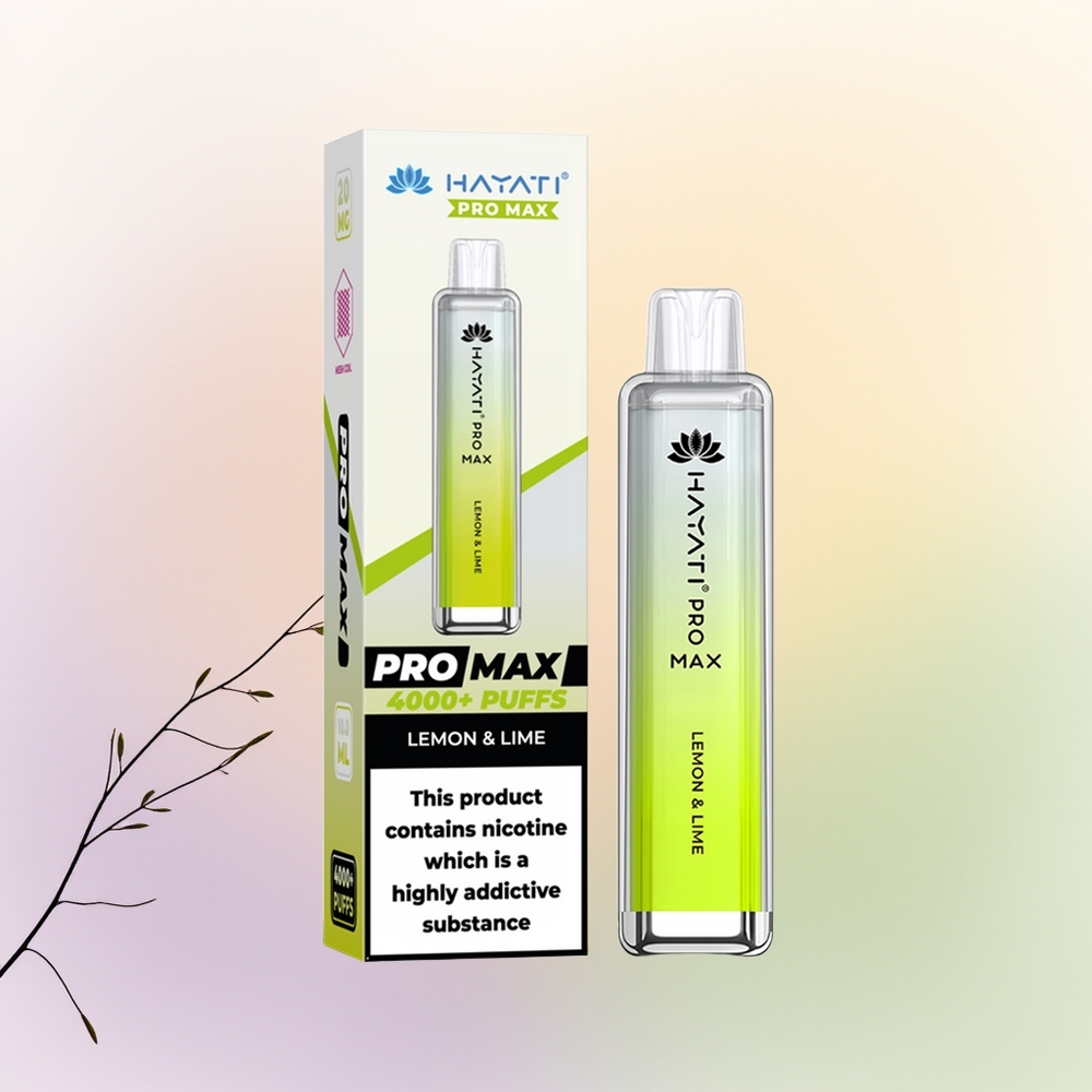 Hayati Pro Max 4000 ليمون  لايم مع بطارية قوية