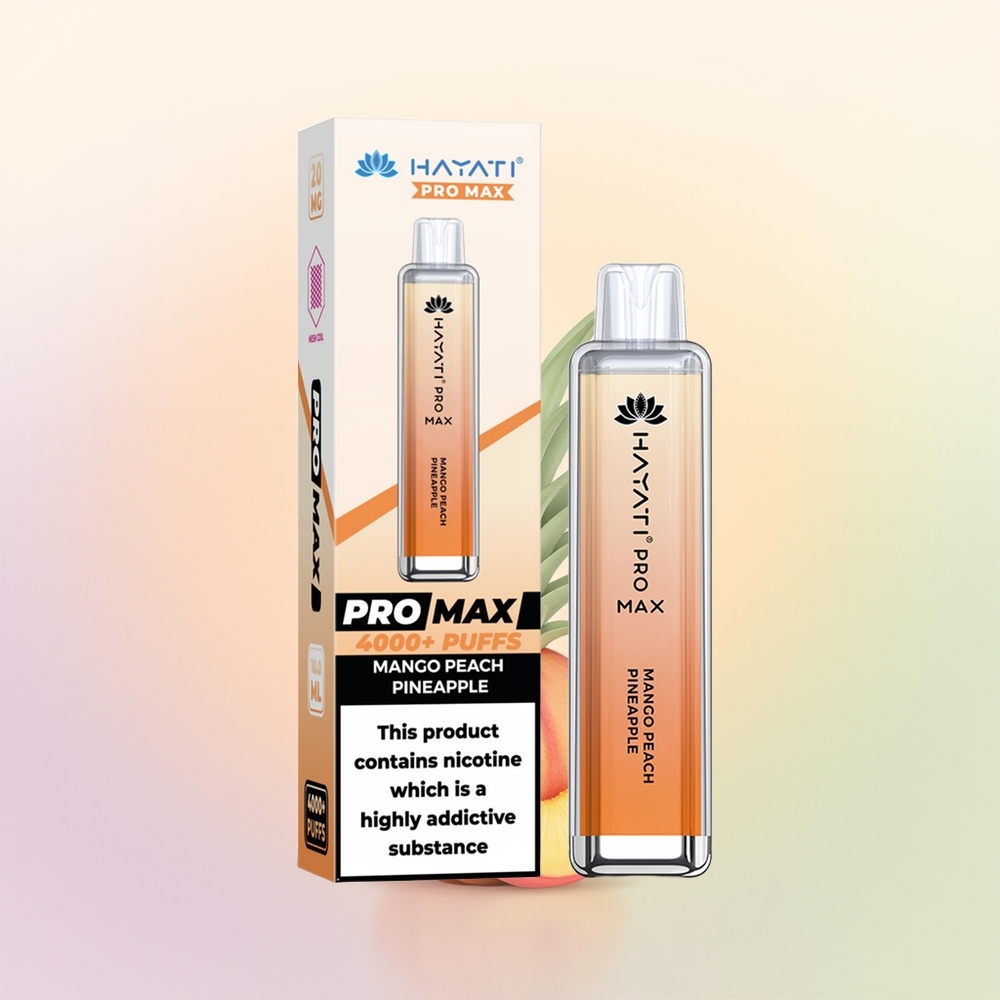 Hayati Pro Max 4000 مانجو خوخ أناناس بلورة