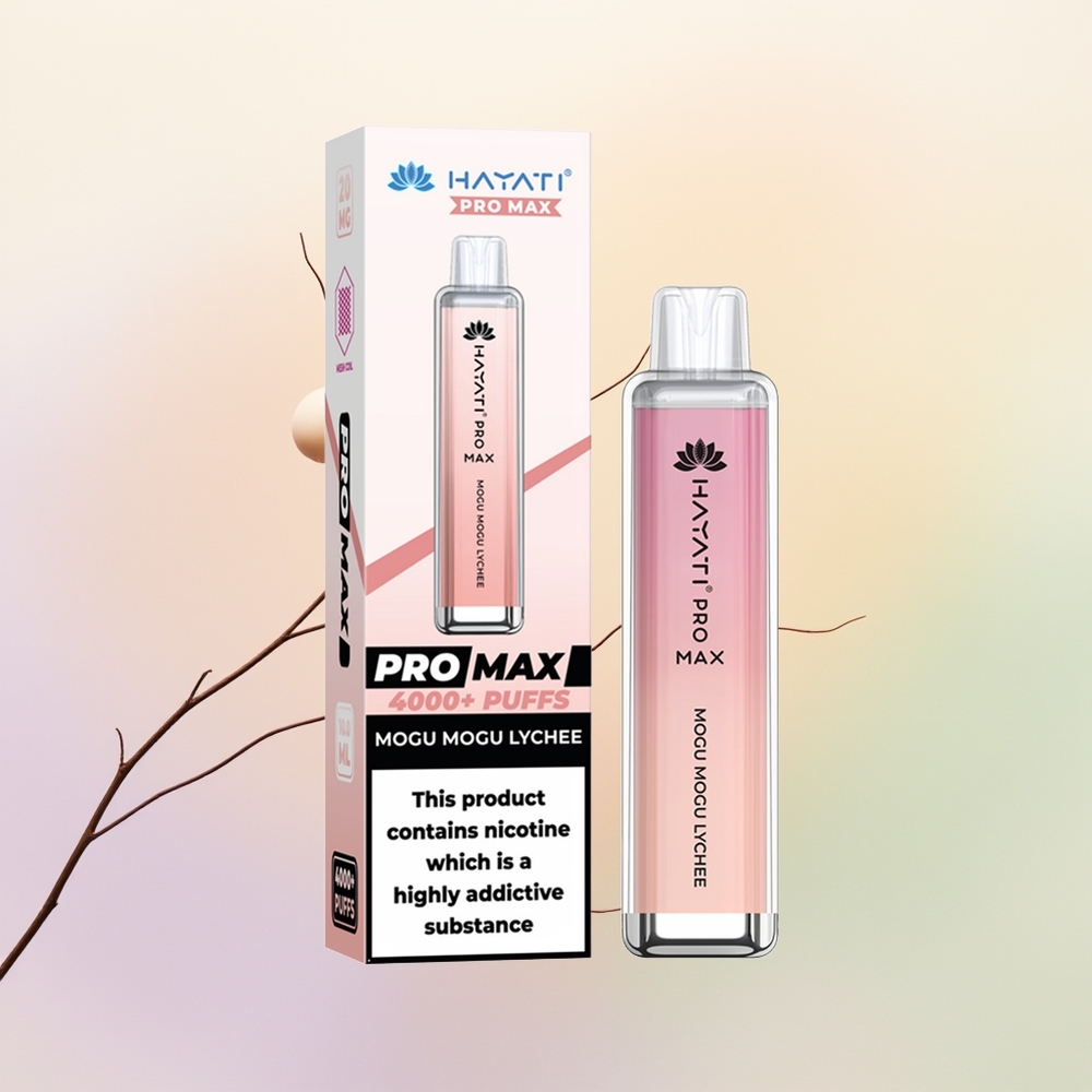 Hayati Pro Max 4000 \موجو موجو ليتشي مع بطارية قوية\