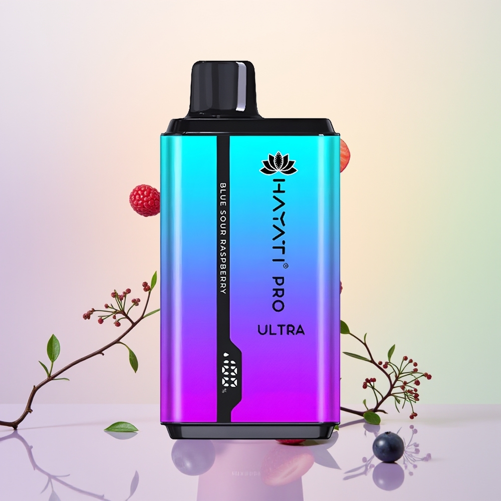 Hayati Pro Ultra 15000 الفراولة العنبية المنثول التوت الأزرق المنثول مع سعة السائل الإلكتروني 24 مل