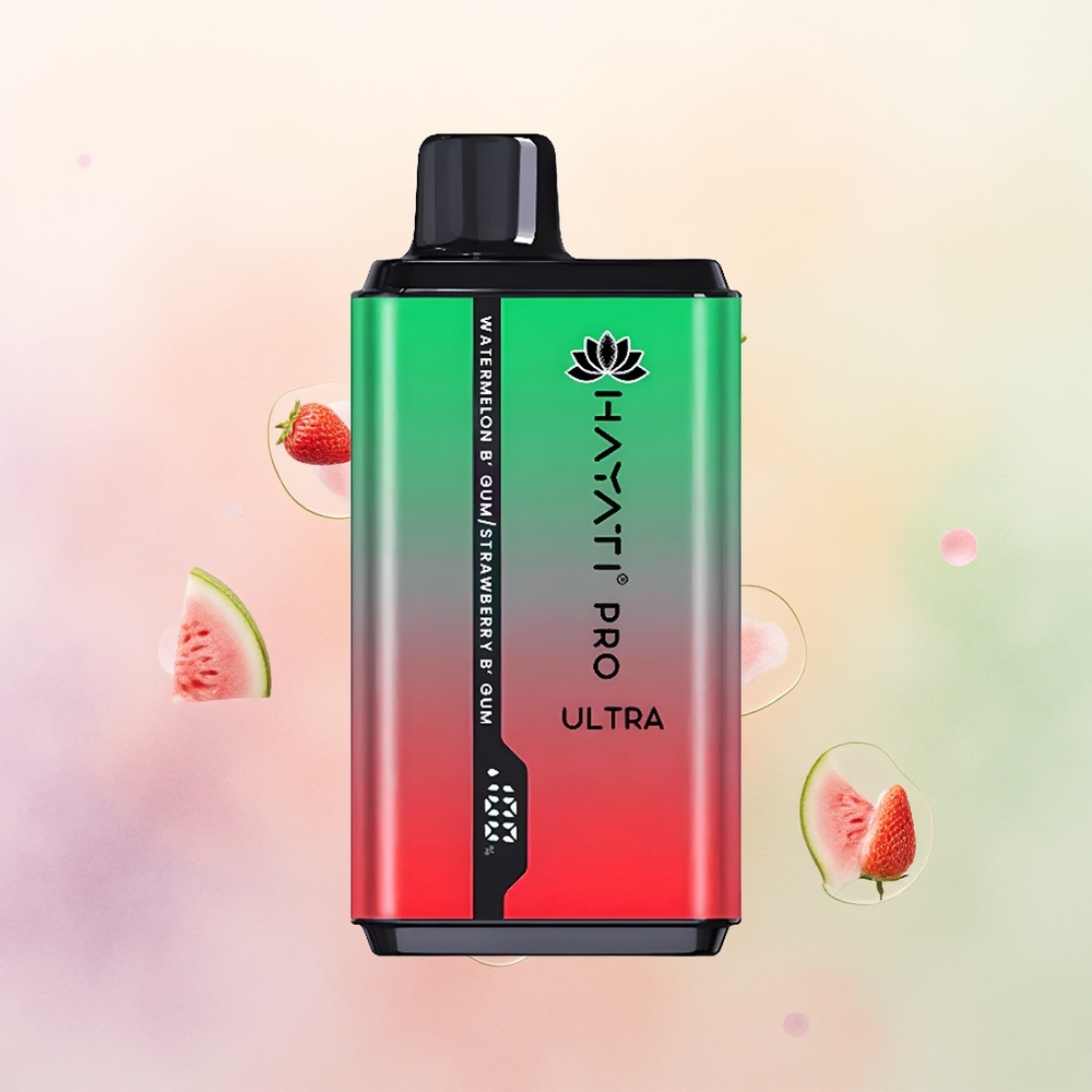 Hayati Pro Ultra 15000 بطيخ علكة فراولة علكة ٨٥٠ مللي أمبير