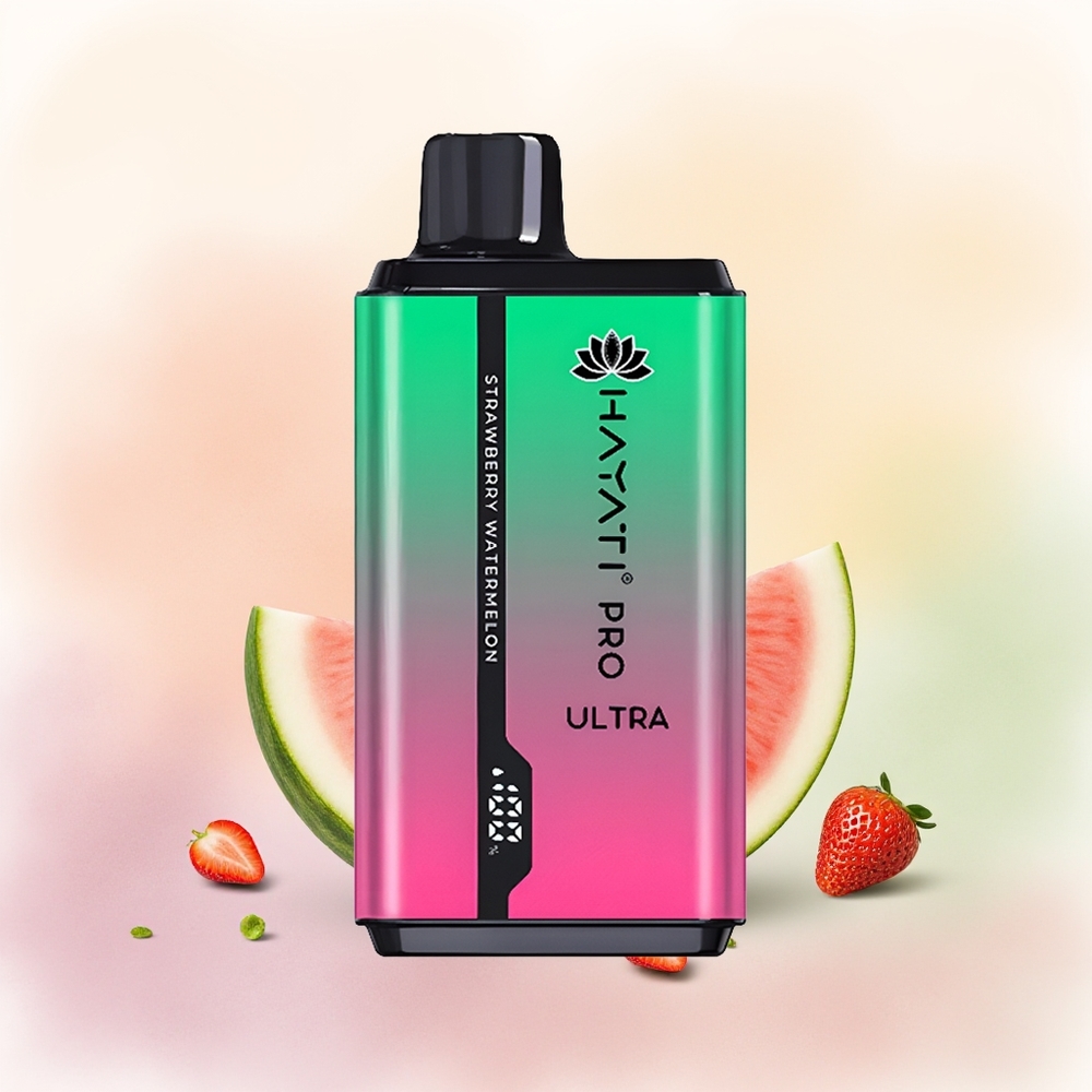 Hayati Pro Ultra 15000 فراولة بطيخ بسعة 24 مل
