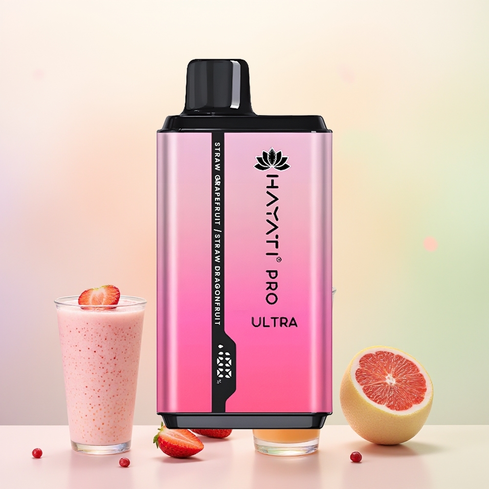 Hayati Pro Ultra 15000 فراولة جريب فروت فراولة دراغون فروت ٨٥٠ مللي أمبير