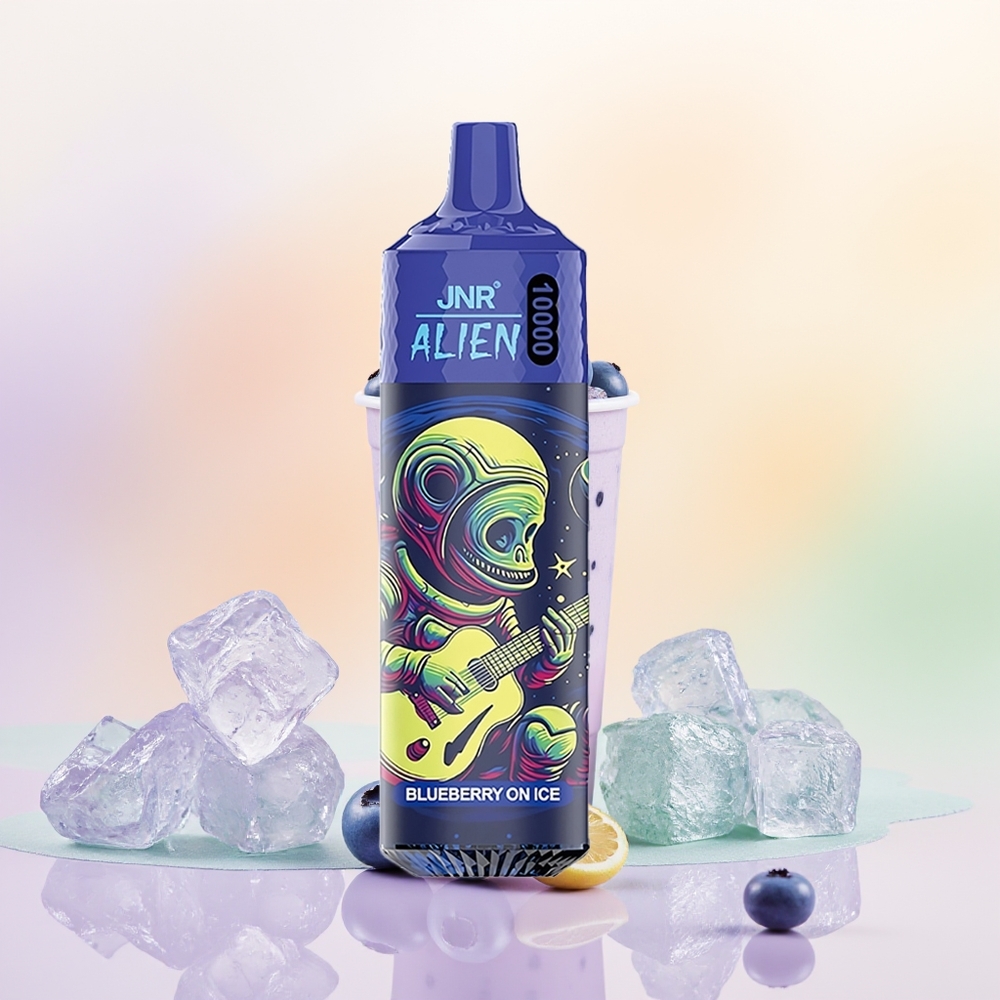 JNR Alien 10000 التوت الأزرق على الثلج مع ضوء LED