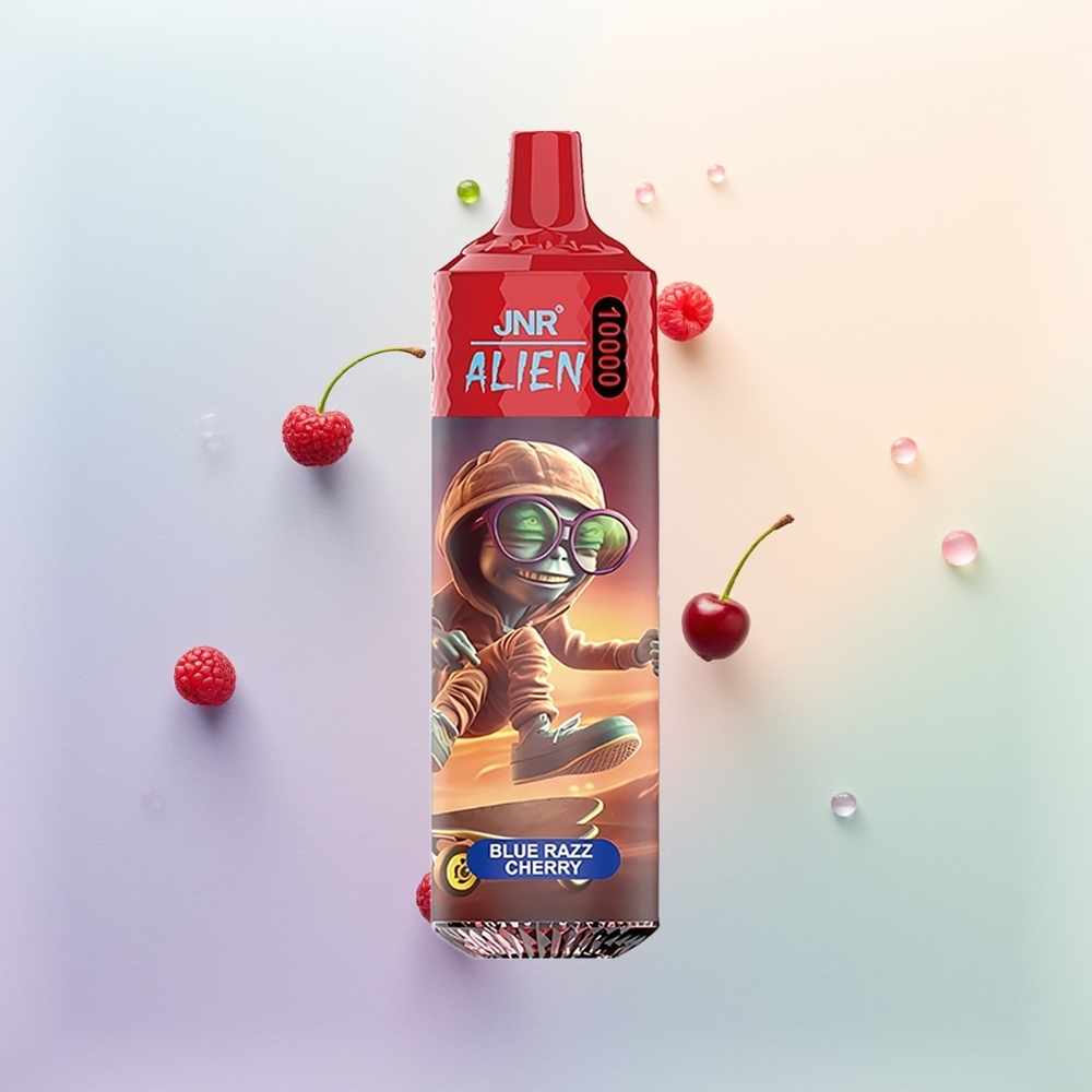 JNR Alien 10000 الكريز الأزرق مع ضوء LED