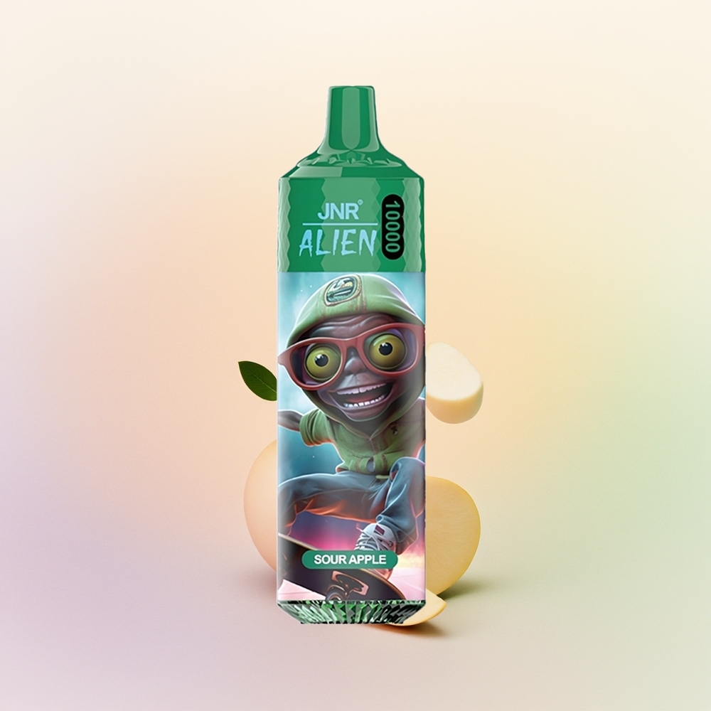 JNR Alien 10000 تفاحة حامضة مع شاحن سريع