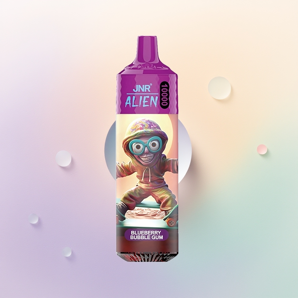 JNR Alien 10000 علكة التوت الأزرق مع إضاءة LED