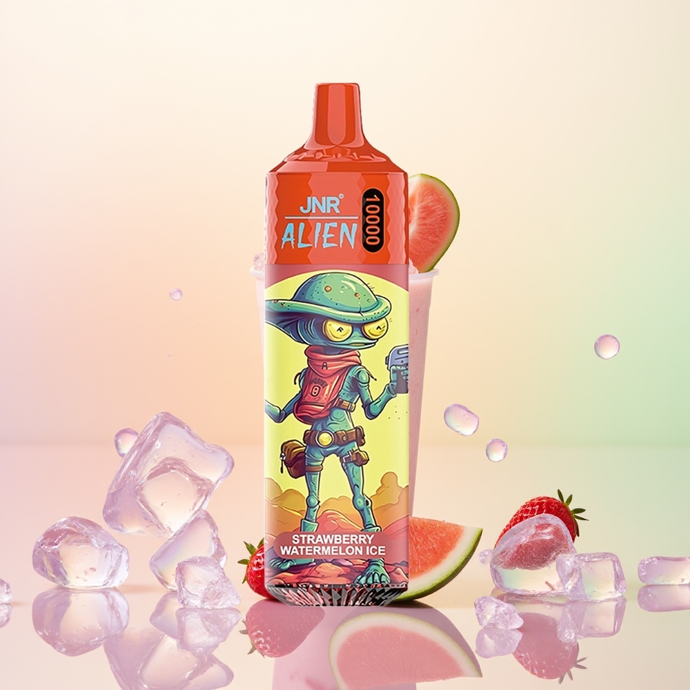 JNR Alien 10000 فراولة بطيخ مثلج بشاحن سريع