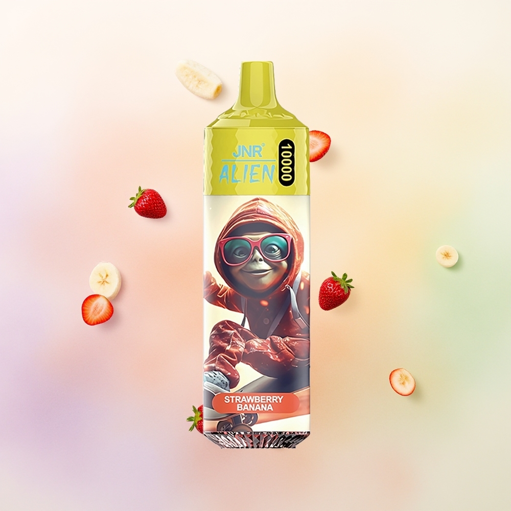 JNR Alien 10000 فراولة موز مع ضوء LED