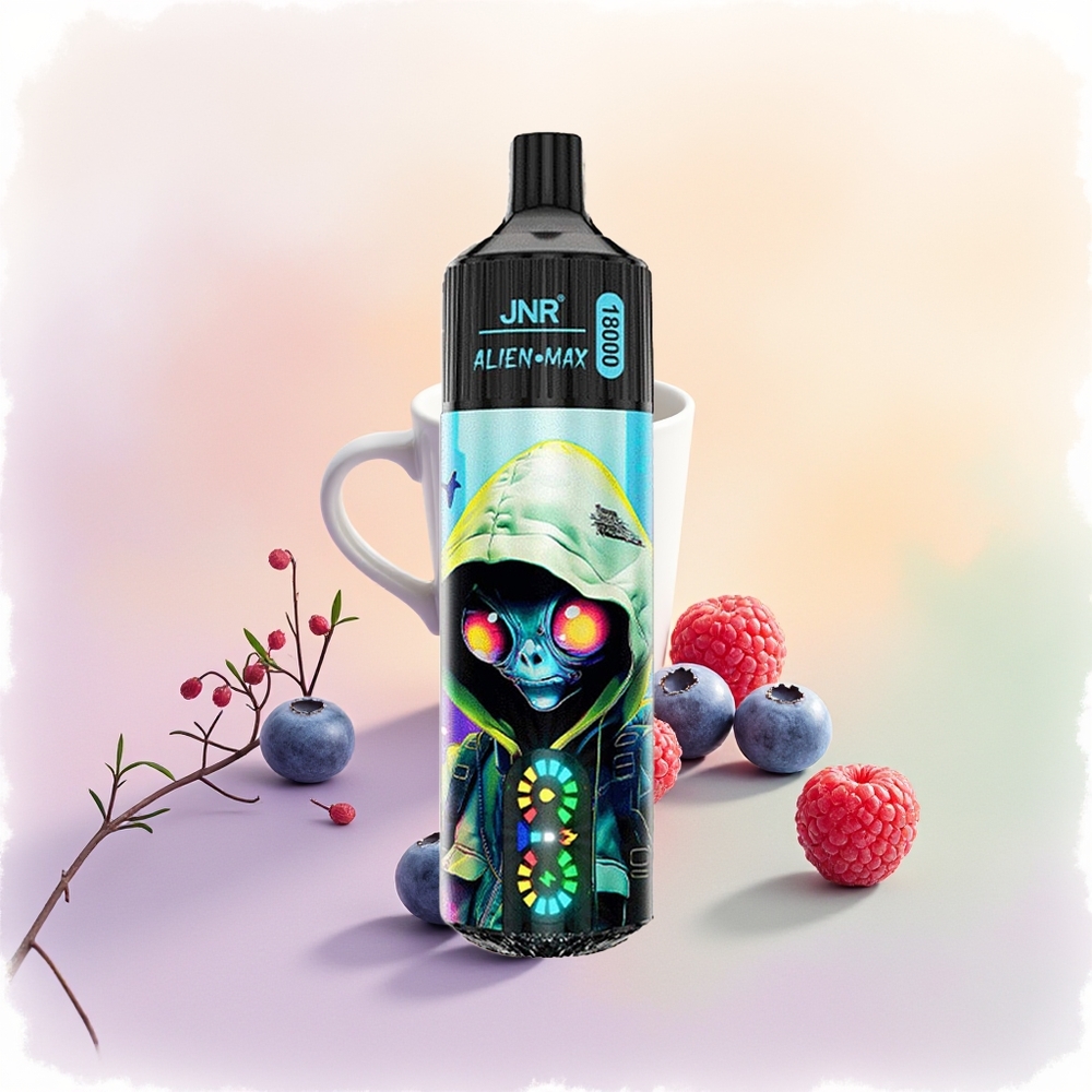 JNR Alien Max 18000 التوت الأزرق التوت الأحمر بشاشة LED ذكية