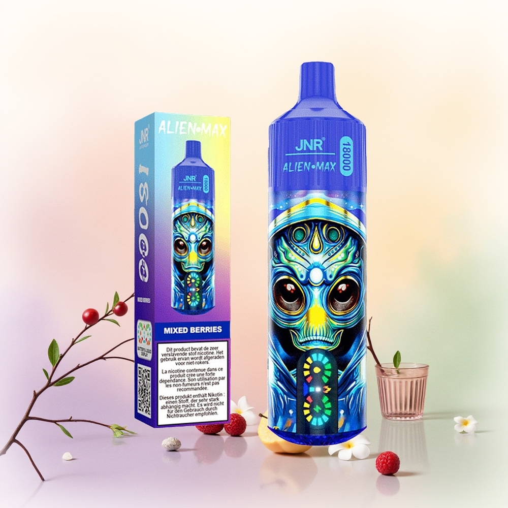 JNR Alien Max 18000 التوت المختلط مع شاشة LED الذكية