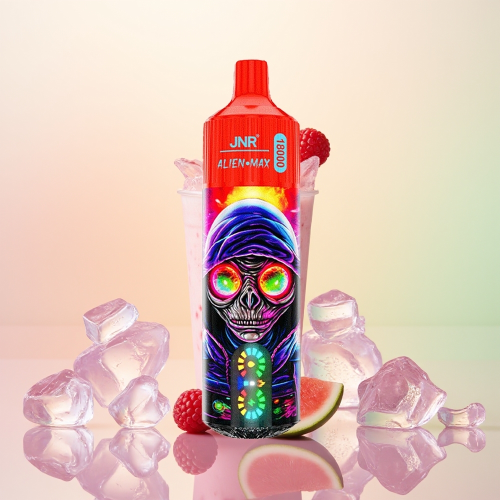 JNR Alien Max 18000 توت العليق البطيخ الجليدي بشاشة LED ذكية
