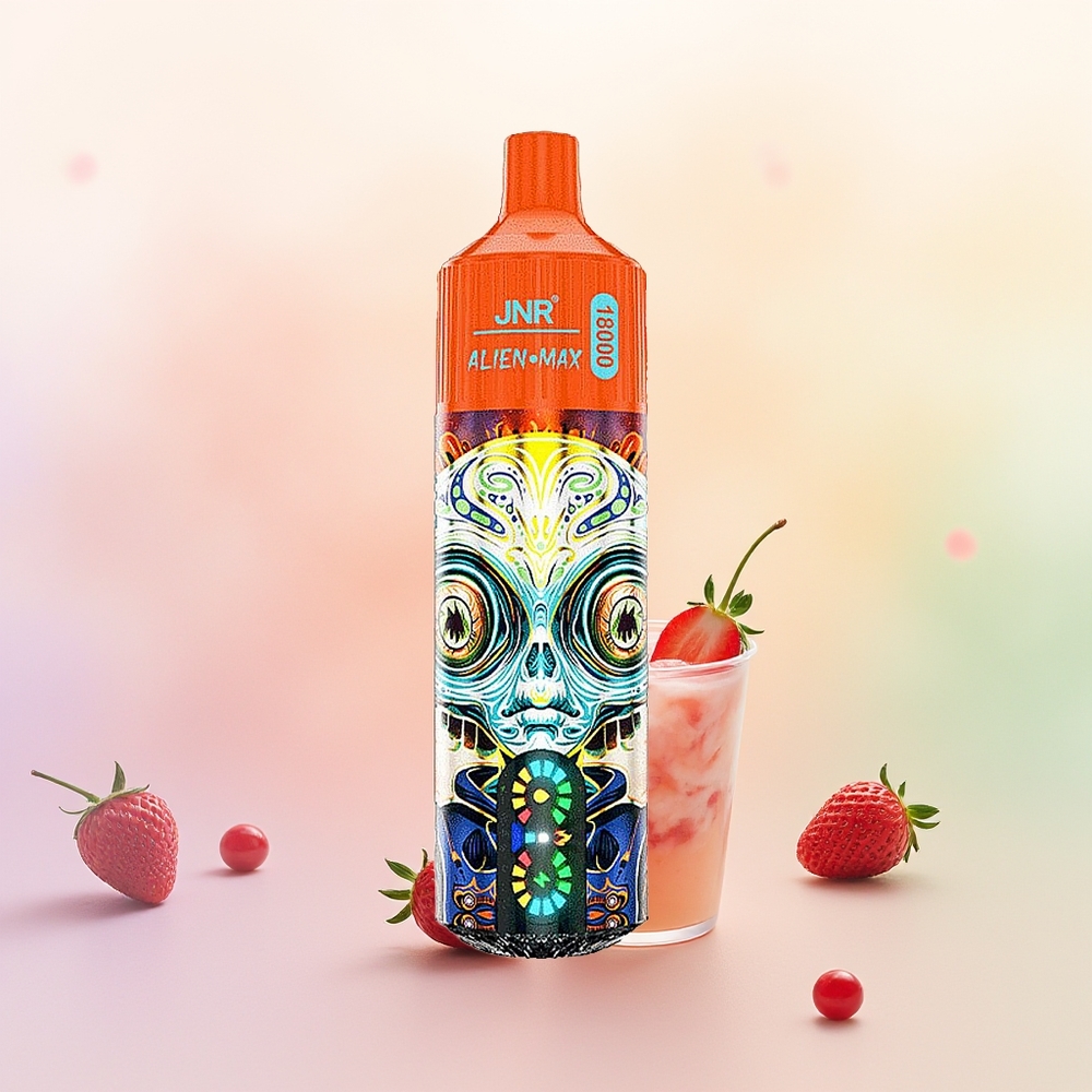 JNR Alien Max 18000 فراولة توت عُلّيق كرز شاشة LED ذكية
